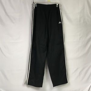 Adidas Athletic Pants Size L Black & White Stripe